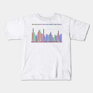 Sequencing Chromatogram Kids T-Shirt